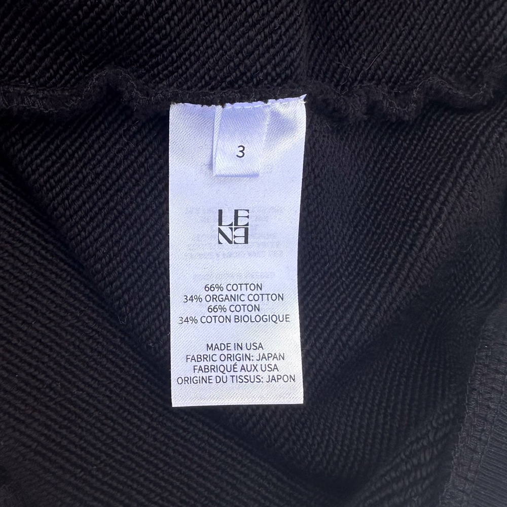 Leen Sheridan Oiron Terry Vest in Black Organic Cotton - Size large - Picture 7 of 8